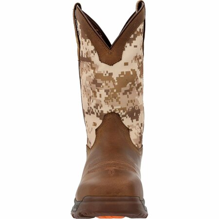 Durango Ranger XP Steel Toe Waterproof Western Work Boot, DUSTY BROWN/DIGI CAMO, W, Size 12 DDB0459